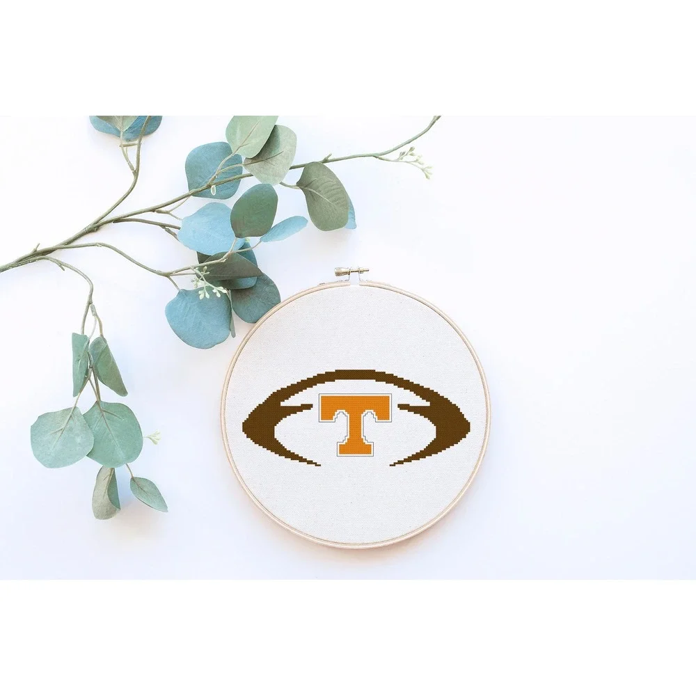Tennessee Football Counted Cross Stitch Pattern Chart‎ - Picture 2 of 4